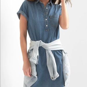 Gap Denim Popover Shirtdress